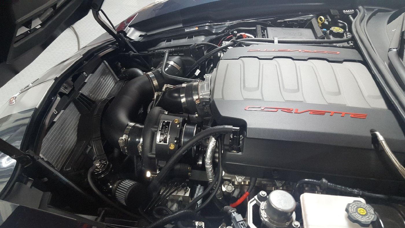 A&A 2014-2017 CORVETTE SUPERCHARGER KIT-  BLACK